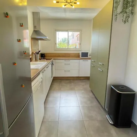 Le Cabes - 2 Chambres - Climatisation - Bbq -Terrasse - Wifi - Bureau - Sudsejourconciergerie Cabestany Exterior photo