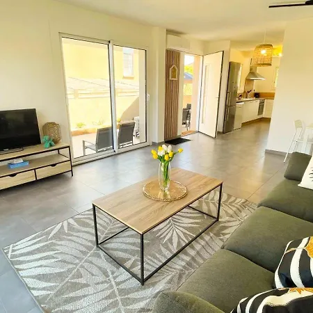 Le Cabes - 2 Chambres - Climatisation - Bbq -Terrasse - Wifi - Bureau - Sudsejourconciergerie Cabestany Exterior photo